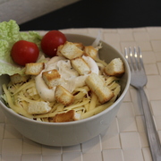 Быстрый и очень вкусный Салат Цезарь. Видео