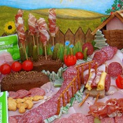 Праздничная нарезка "Домик на "Окраине"