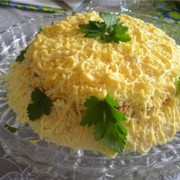 Мимоза с сыром