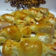 Закусочные "конфеты" с сосиской и кетчупом