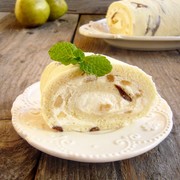 "Бисквитный рулет с грушей" На день матери, нам мамам посвещается!