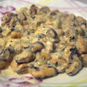 Мидии в сливочно-чесночном соусе. Видео