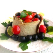 Салат с рисом Аватика mix и запеченной свининой