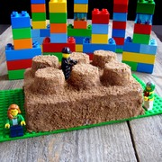 Торт без выпечки "Лего"