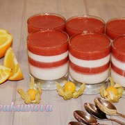 Ванильно - сливочная пана-котта с клубникой и цитрусовой ноткой. Видео 