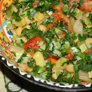 Овощное рагу с нутом