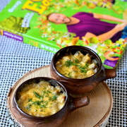 Жюльен с курицей и грибами