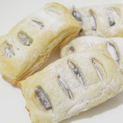 Булочки-слоенки с джемом и шоколадом