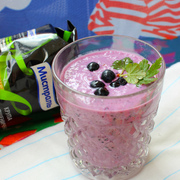 Смузи с кускусом "Черничное утро"