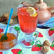 Охлаждённый Иван-чай с брусникой