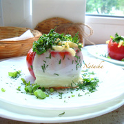 Яичница в помидоре-завтрак