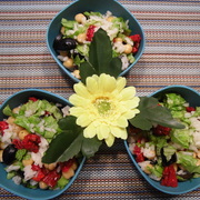 Салат "Средиземноморский" с рисом