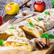 Быстрый ШТРУДЕЛЬ с яблоками