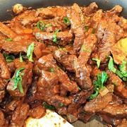 Нежная, Мягкая печень ПО-СТРОГАНОВСКИ.