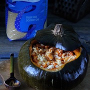 Пшенная каша в тыкве