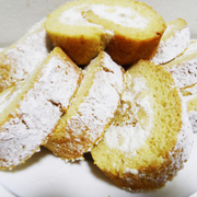 Рулет со сгущенкой на скорую руку