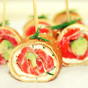 Закусочные блинчики с начинкой