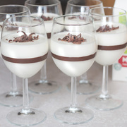 Панна-котта с шоколадной прослойкой