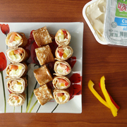 Блинные роллы с сыром Чабан