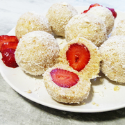 Десертные шарики с КЛУБНИКОЙ