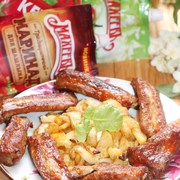 Свиные ребрышки с картофелем и луком