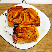 Быстрые рулетики с ветчиной и сыром