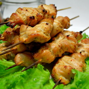 Шашлык куриный в духовке