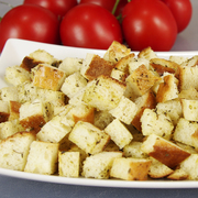 Ароматные СУХАРИКИ к салатам, супам и бульонам - 2 способа