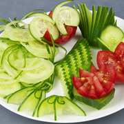 6 способов КАК КРАСИВО НАРЕЗАТЬ ОГУРЕЦ