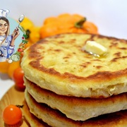 Лепешки на кефире с начинкой.