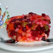 Простой и вкусный винегрет без фасоли и капусты.