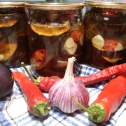 БАКЛАЖАНЫ В МАРИНАДЕ. С чесноком! РЕЦЕПТ НА ЗИМУ!