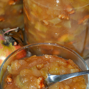 Яблочное варенье с грецкими орехами