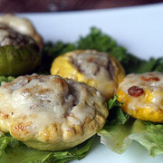 Мини-патиссоны фаршированные