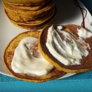 Тыквенные панкейки с овсяной мукой