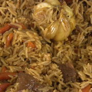 Рассыпчатый плов в казане