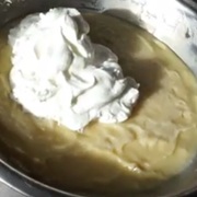 Заварной крем с шоколадом и сливками