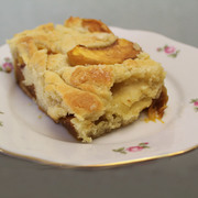 Пирог "Ленивые персики" 