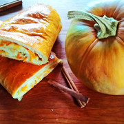 Сдобный РУЛЕТ с тыквой. Для осеннего настроения!