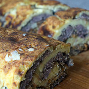 Рулет картофельный с мясом