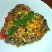 Баклажаны запеченные с грибами и сыром!
