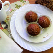 Маффины с калиной.