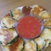 Кабачки в чесночном кляре