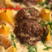 Тефтели с тыквой в сливочном соусе.Очень ВКУСНО,легко и просто! Тыква -хит сезона!