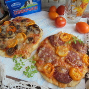 Пицца на картофельном тесте