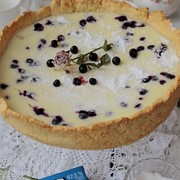 Тарт с черникой.