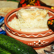 Каша рисовая томленая с курицей