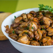 Обалденная закуска с грибами и беконом. Жареные грибы на праздничный стол