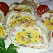 Яичный ролл на завтрак
