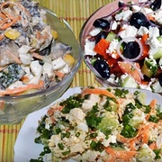 Вкусные салаты на новый год без майонеза